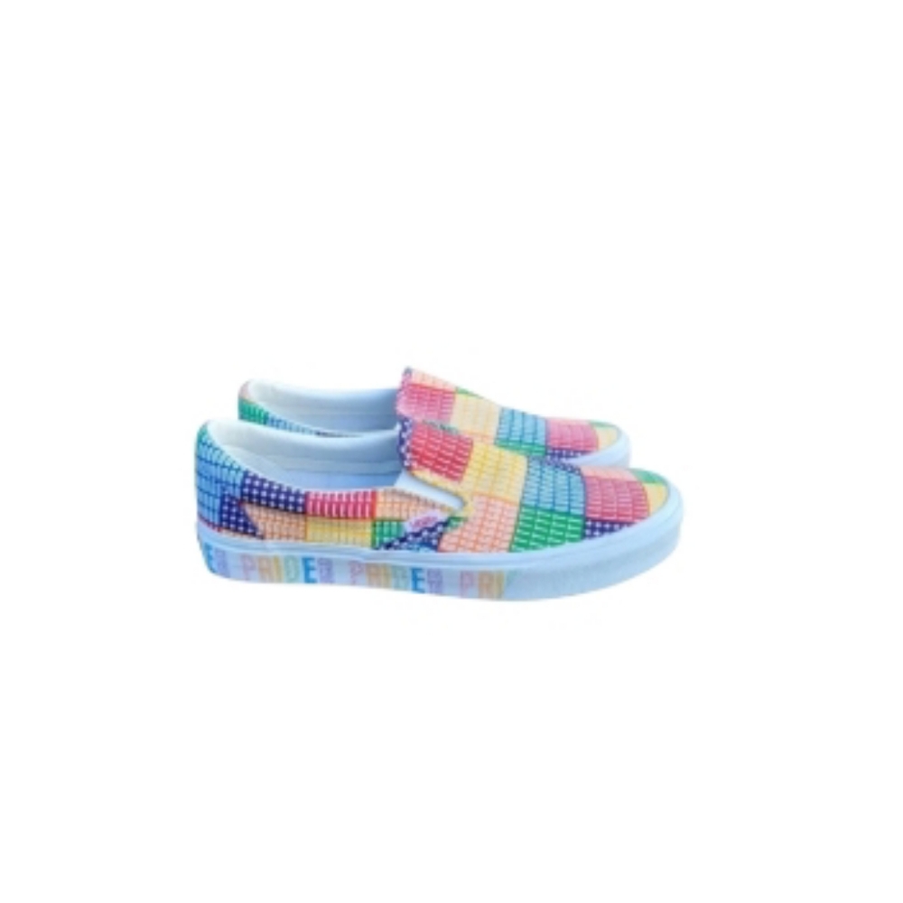 Van's Classic Old Skool Wall Off Skate Slip On Shoe Men 10.5 Women 12 LGBTQ Sk8